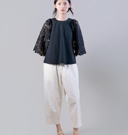 PSOPHIA Lace Sleeve Top