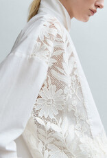 PSOPHIA Lace Detail Button Shirt