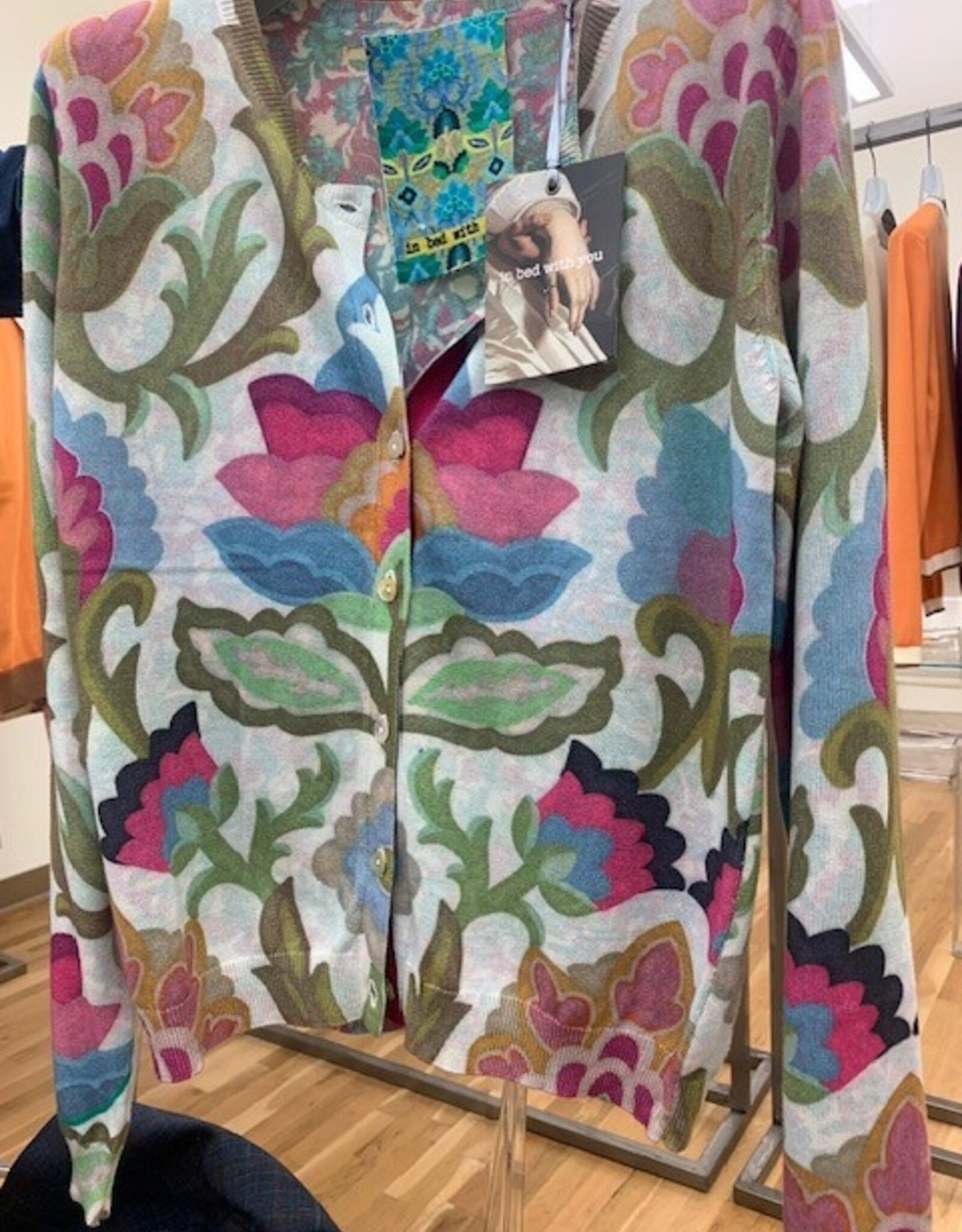 In Bed With You Reversible Print Cardigan YB05D