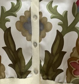 In Bed With You YB37 Cardigan w/Silk Print front