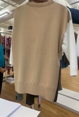 Kangra 3942/01 15 Knit  Color Block Top