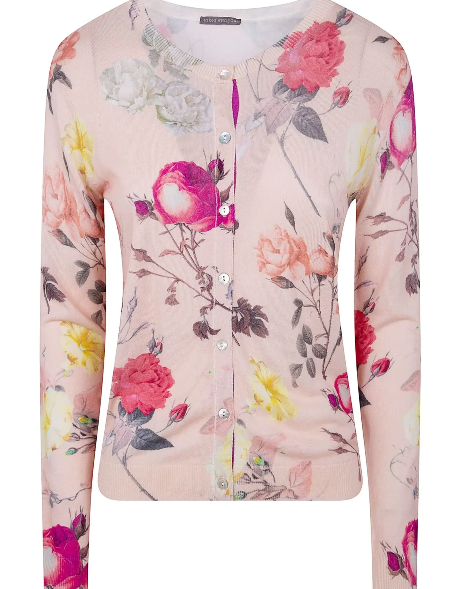 In Bed With You YB05 Cardgian Floral Print