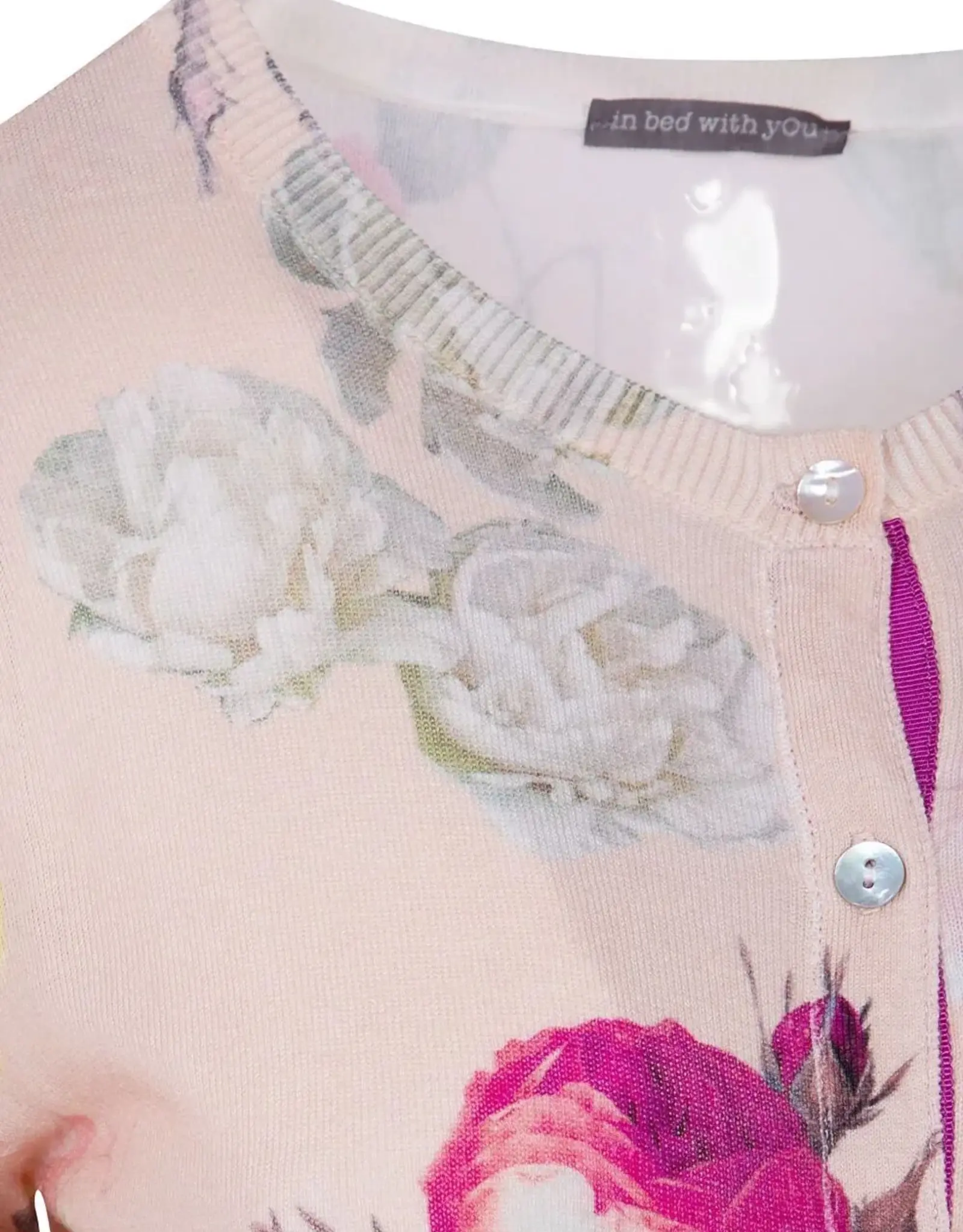 In Bed With You YB05 Cardgian Floral Print