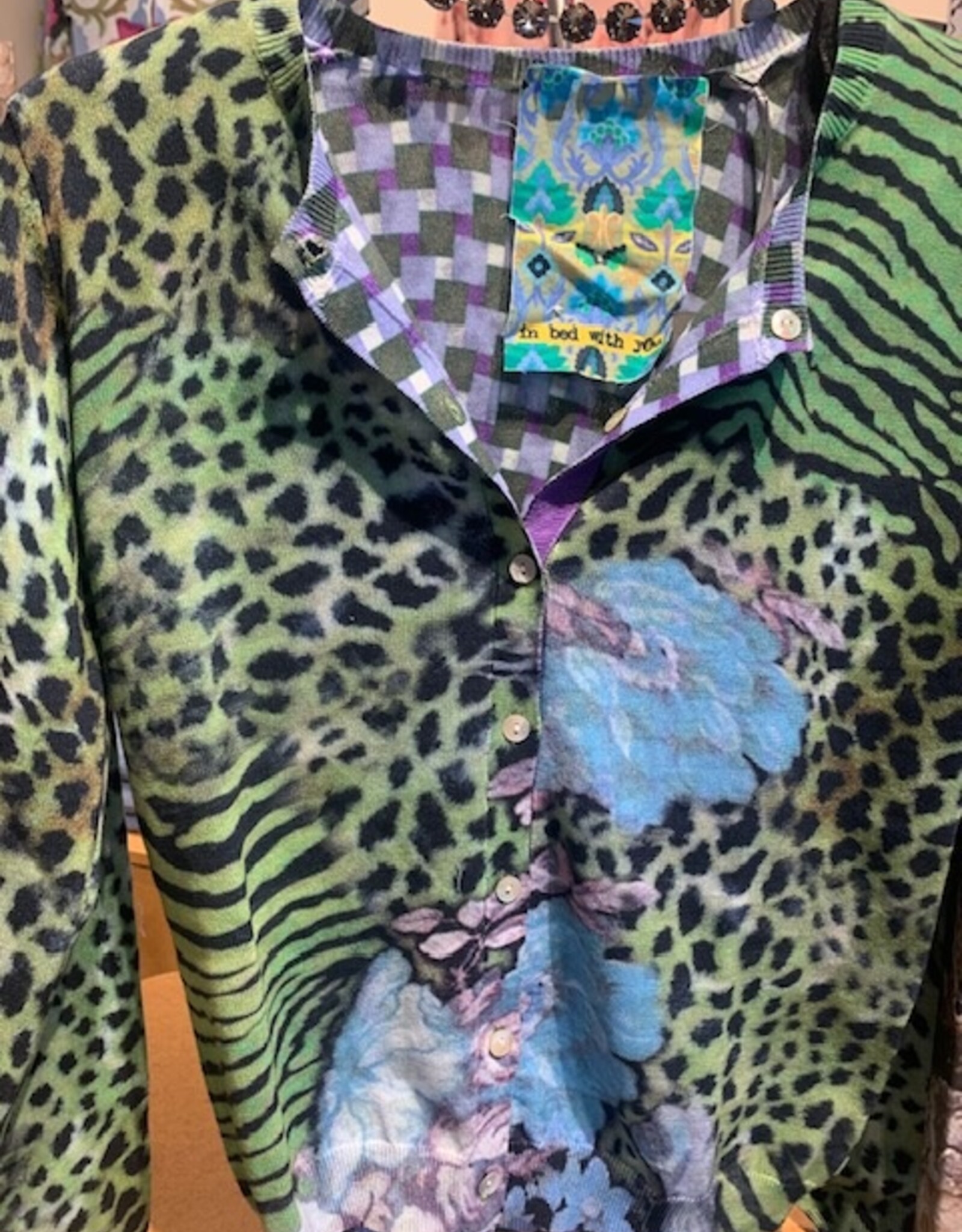 In Bed With You Reversible Print Cardigan YB05D