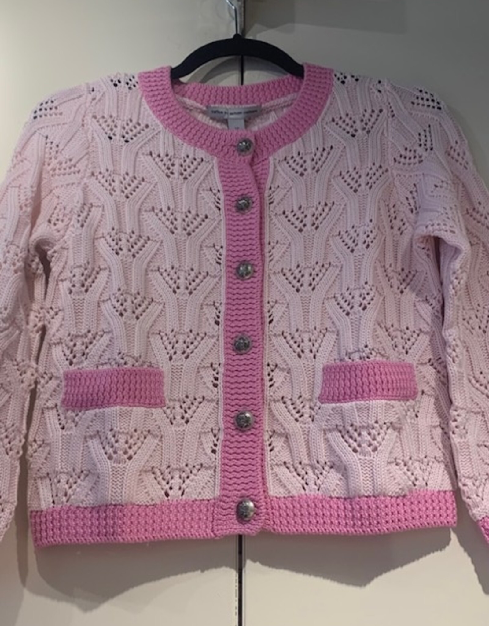 Autumn Cashmere Contrast Banded Cardi/Jacket