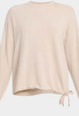 Majestic Filatures French Terry L/S Crewneck w/Grosgrain Tie