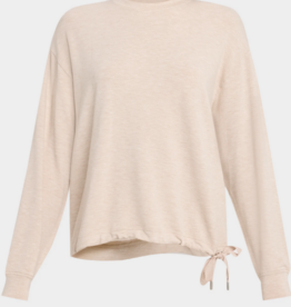 Majestic Filatures French Terry L/S Crewneck w/Grosgrain Tie