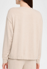 Majestic Filatures French Terry L/S Crewneck w/Grosgrain Tie