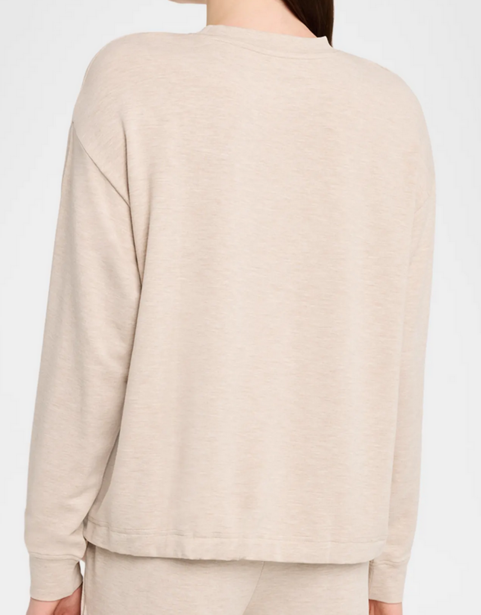 Majestic Filatures French Terry L/S Crewneck w/Grosgrain Tie