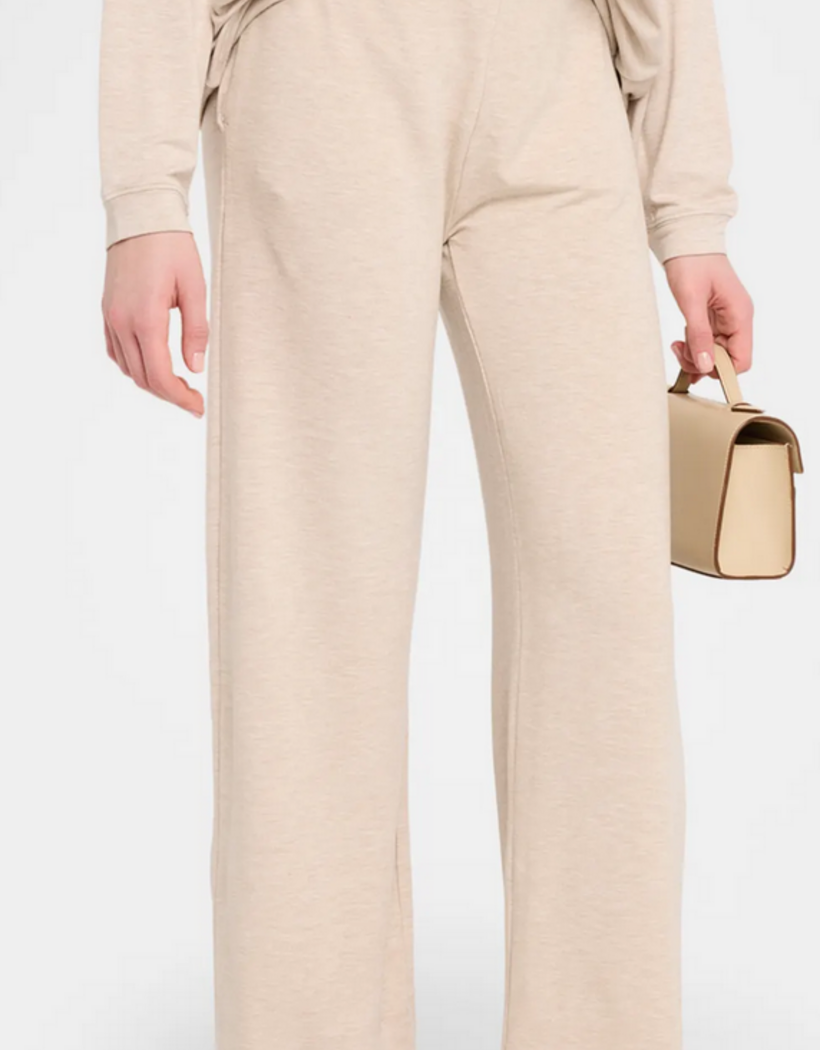 Majestic Filatures French Terry Zip Front Hoodie w/Grosgrain Tie