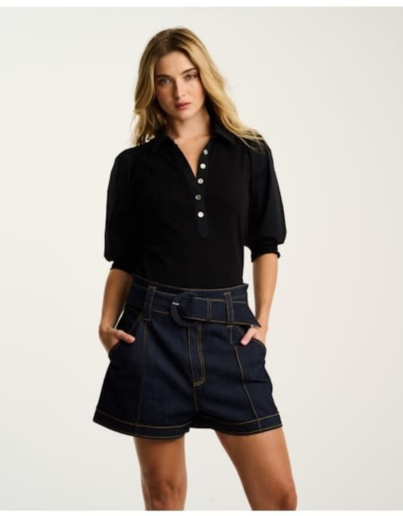 Lisa Todd Pure Rib Collet Top