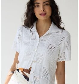 Autumn Cashmere Patchwork Stitch Shirt