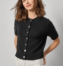 Lilla P ]Elbow Sleeve Cardi