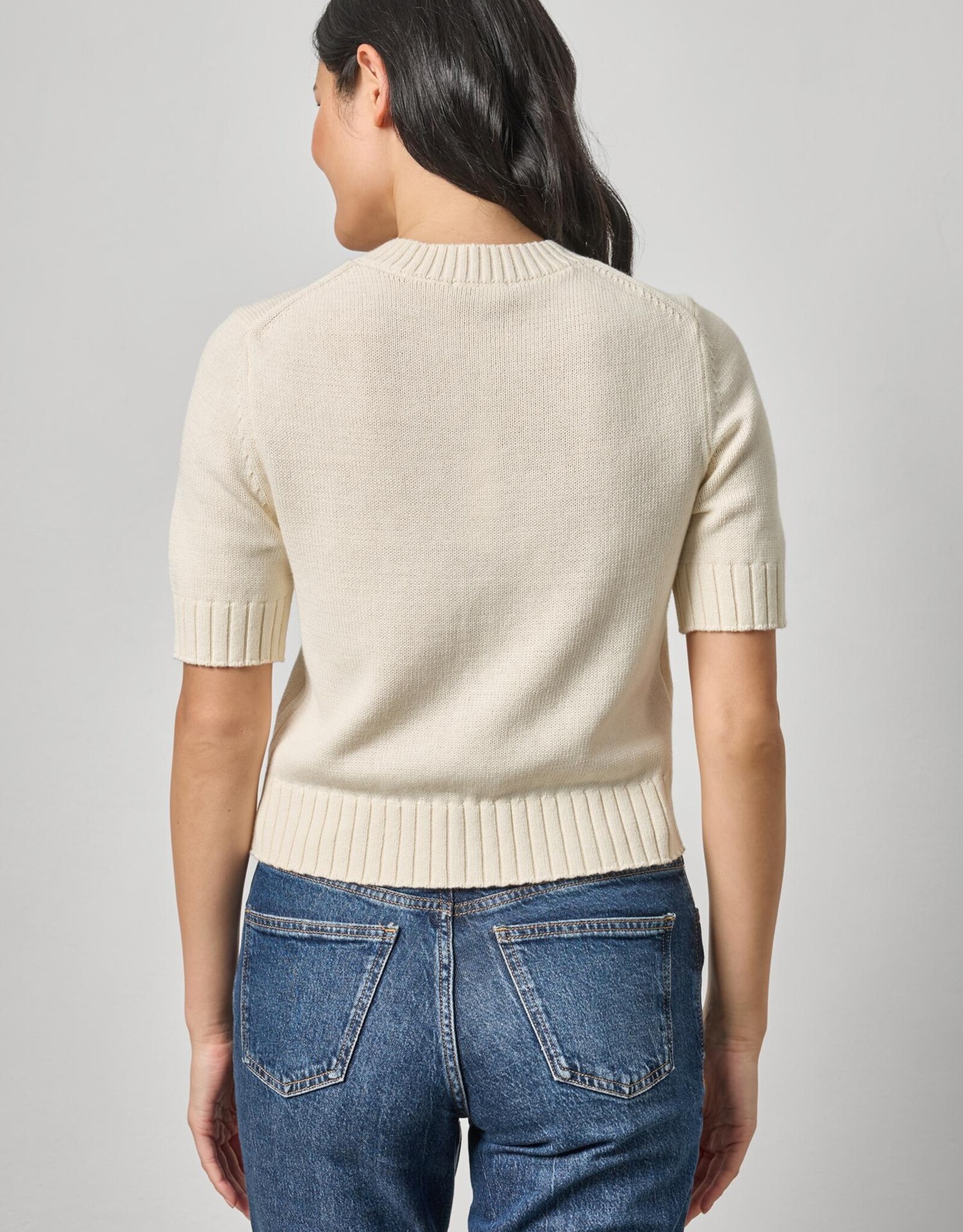 Lilla P Elbow Sleeve Cardi