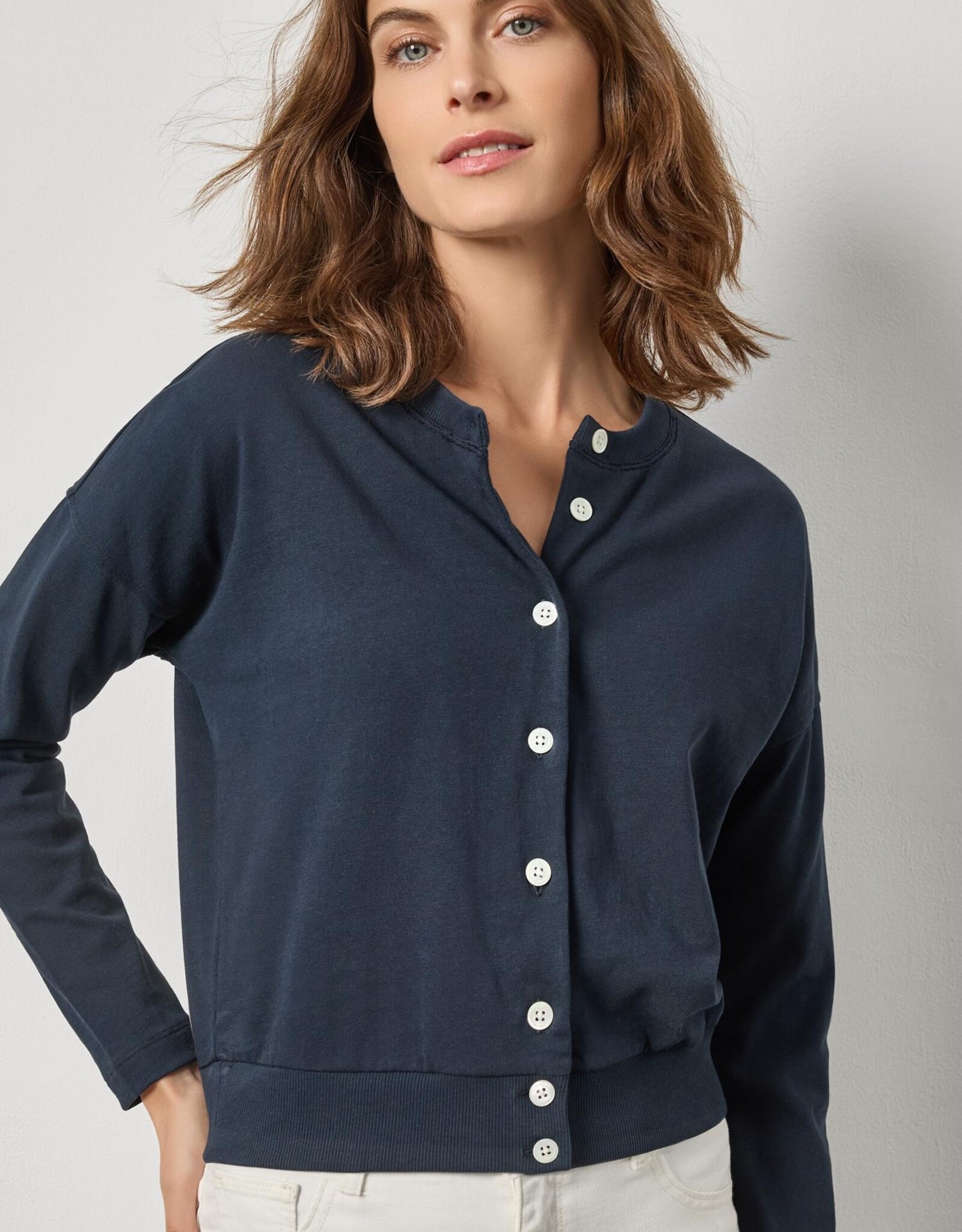 Lilla P  Rib Trim Cardi
