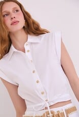 Cara Cara Octavia Top White