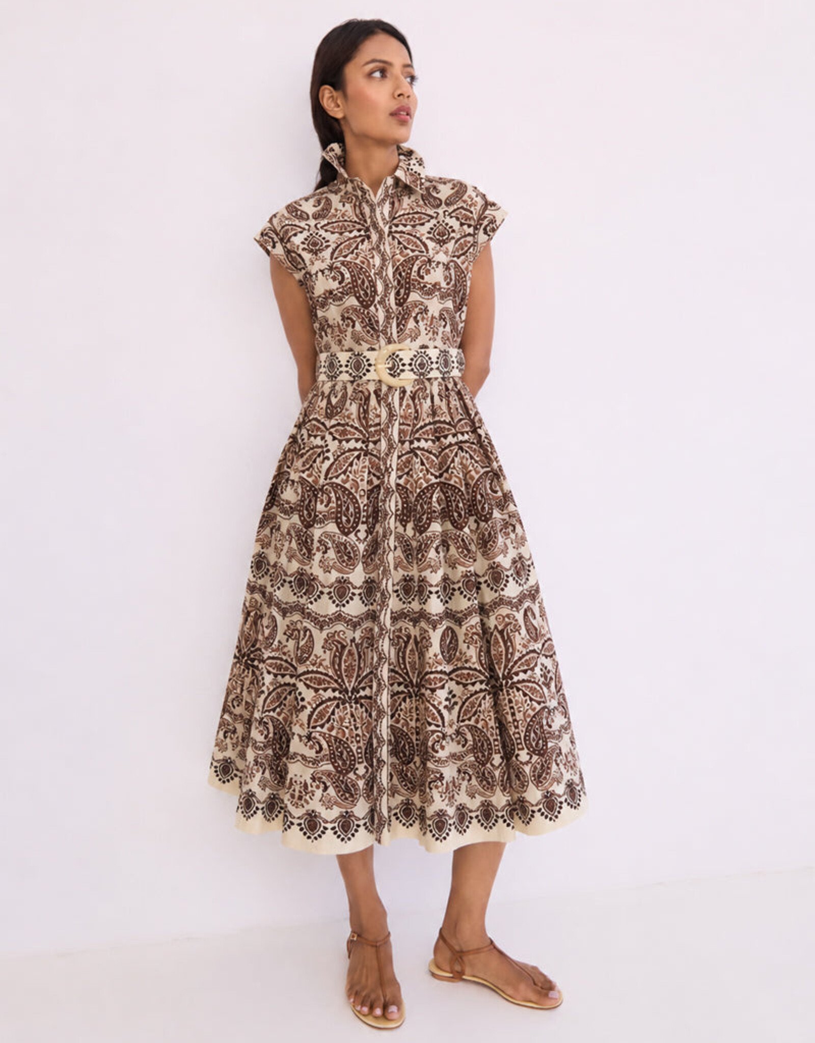Cara Cara Octavia Dress Palm Paisley