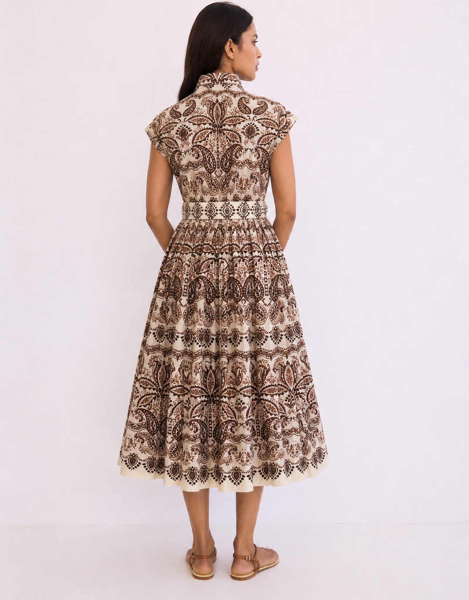 Cara Cara Octavia Dress Palm Paisley