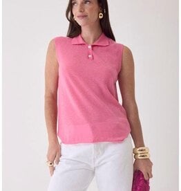 Majestic Filatures ExtraFine Cashmere Sleeveless Polo