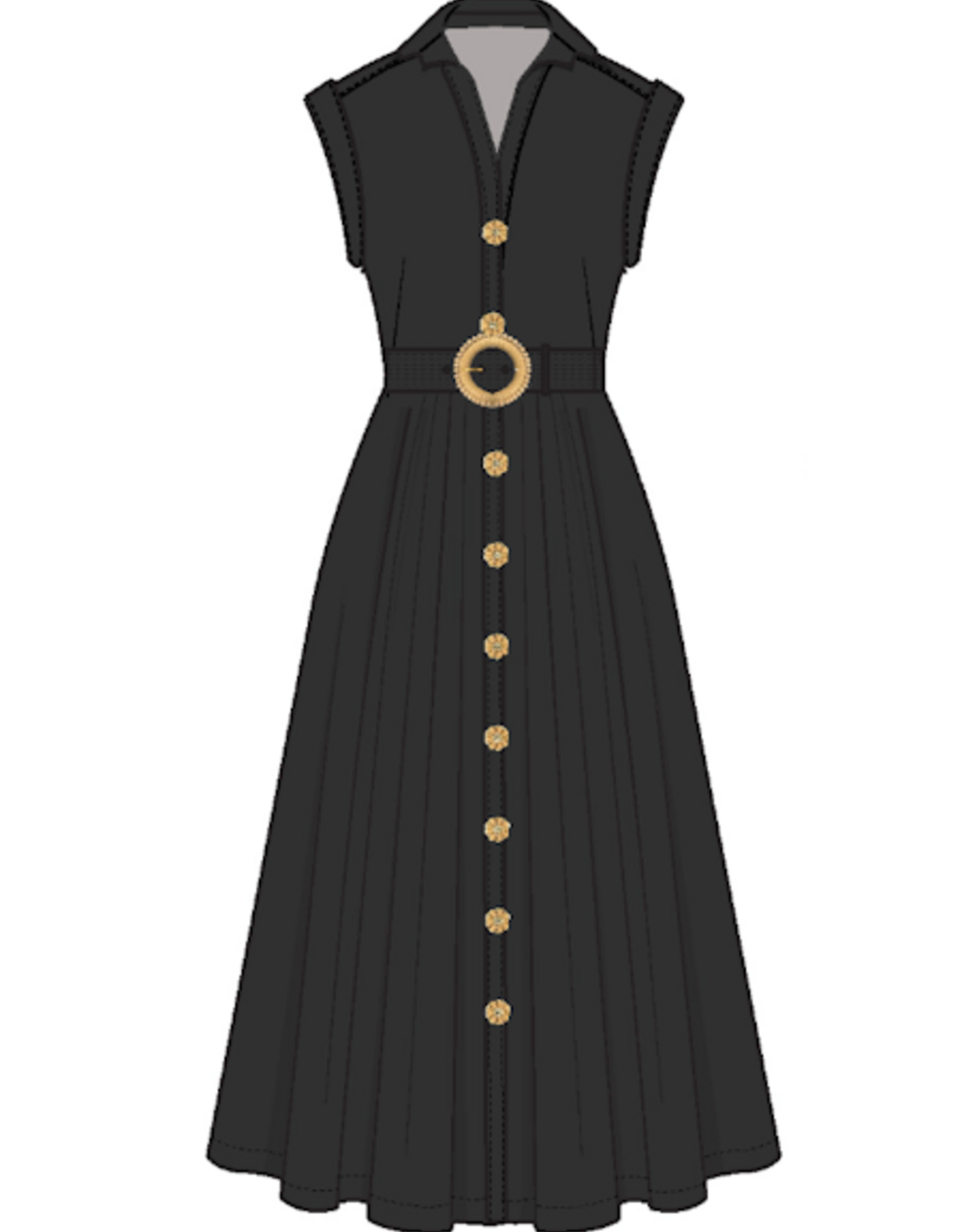 Cara Cara Octavia Dress Black