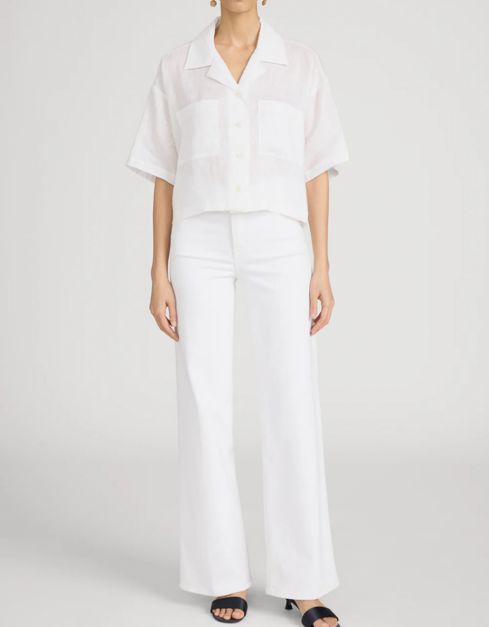 FRAME Le Slim Palazzo Crop