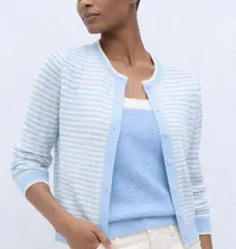 White + Warren Boucle Cardigan