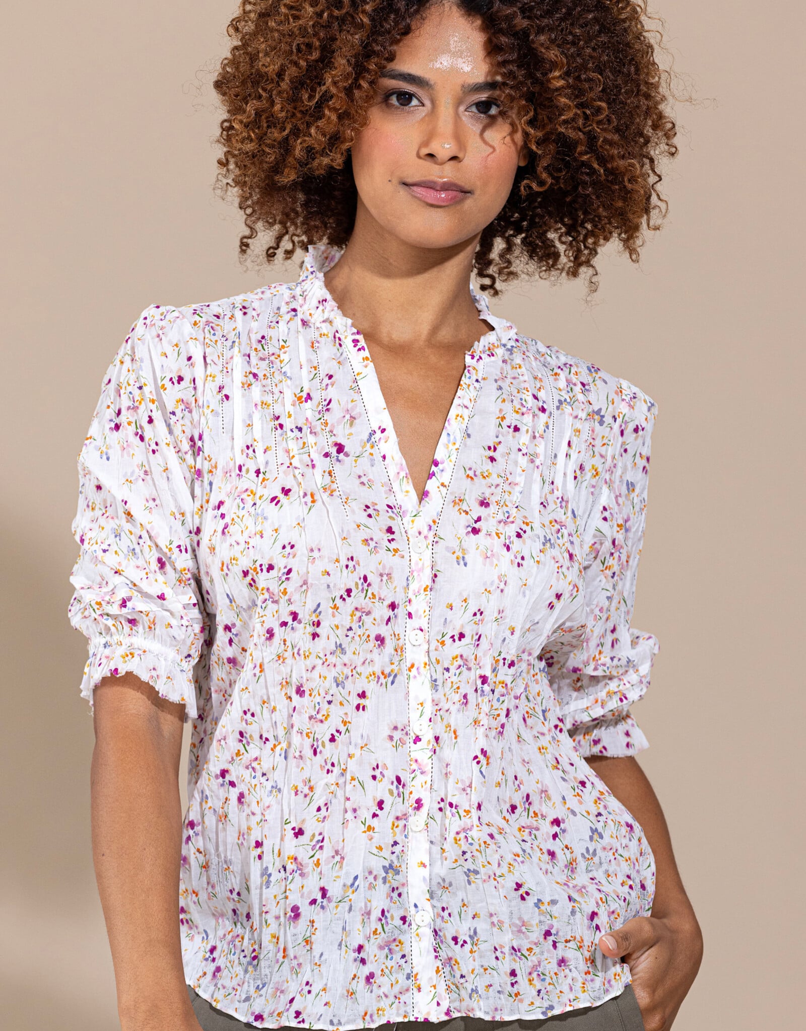GO by GO SILK Go Darcy Shirt