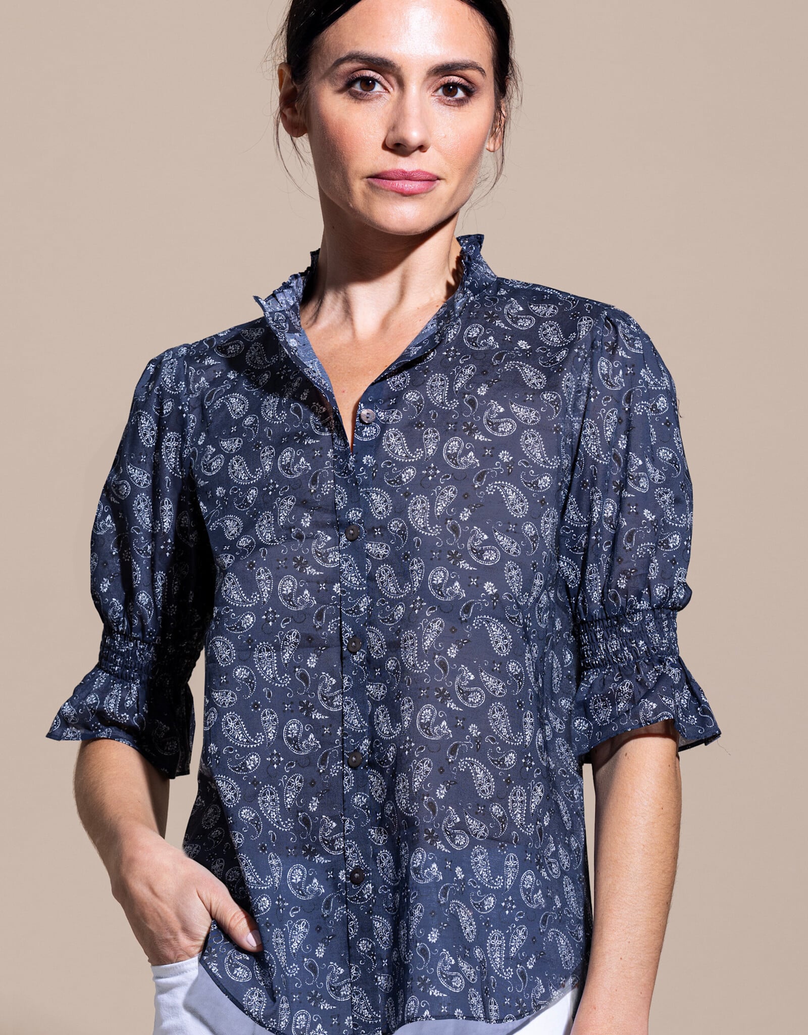 GO by GO SILK GO Hannah Shirt