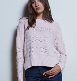 Autumn Cashmere Crew w/Pointelle