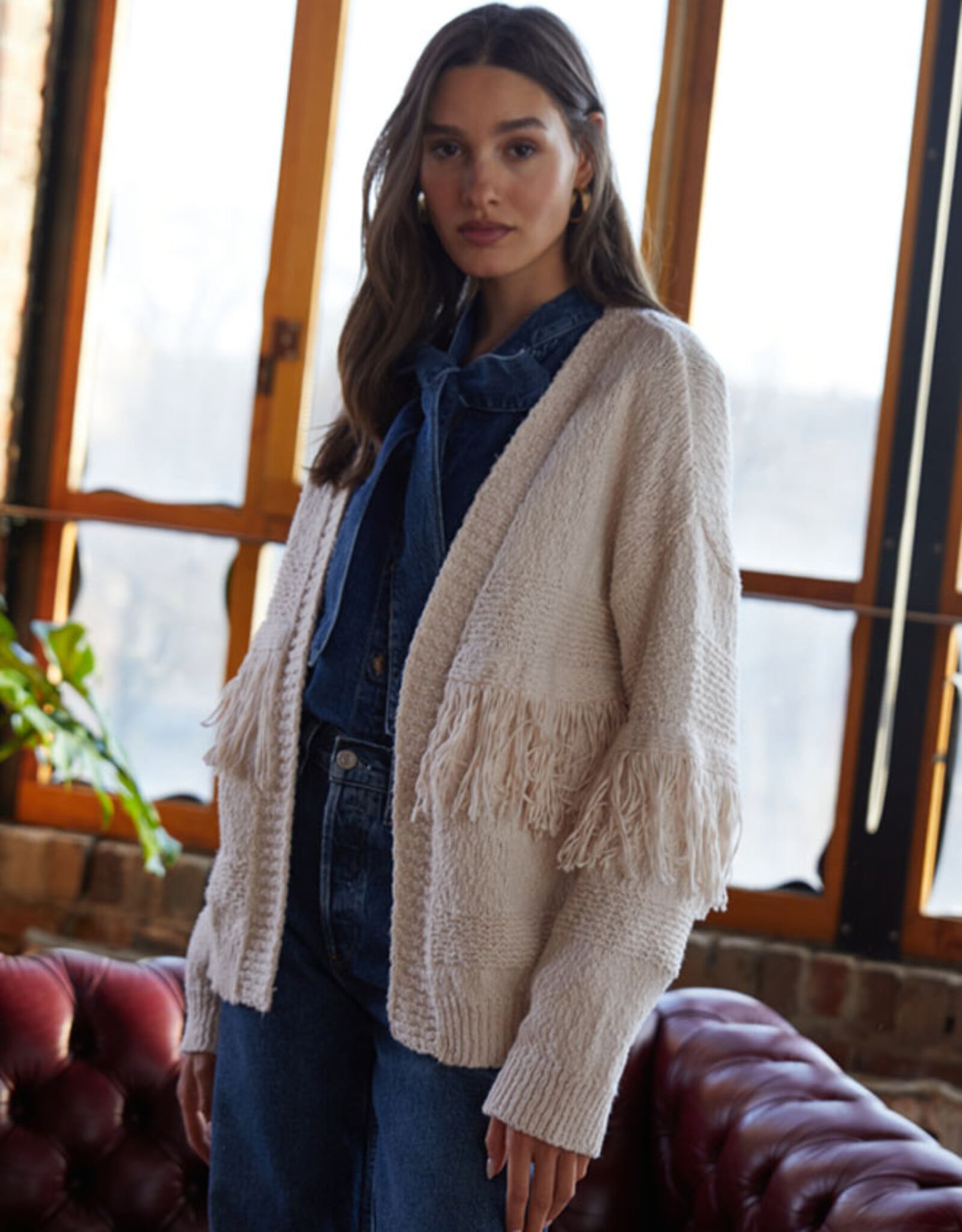 Autumn Cashmere Fringe Cardi