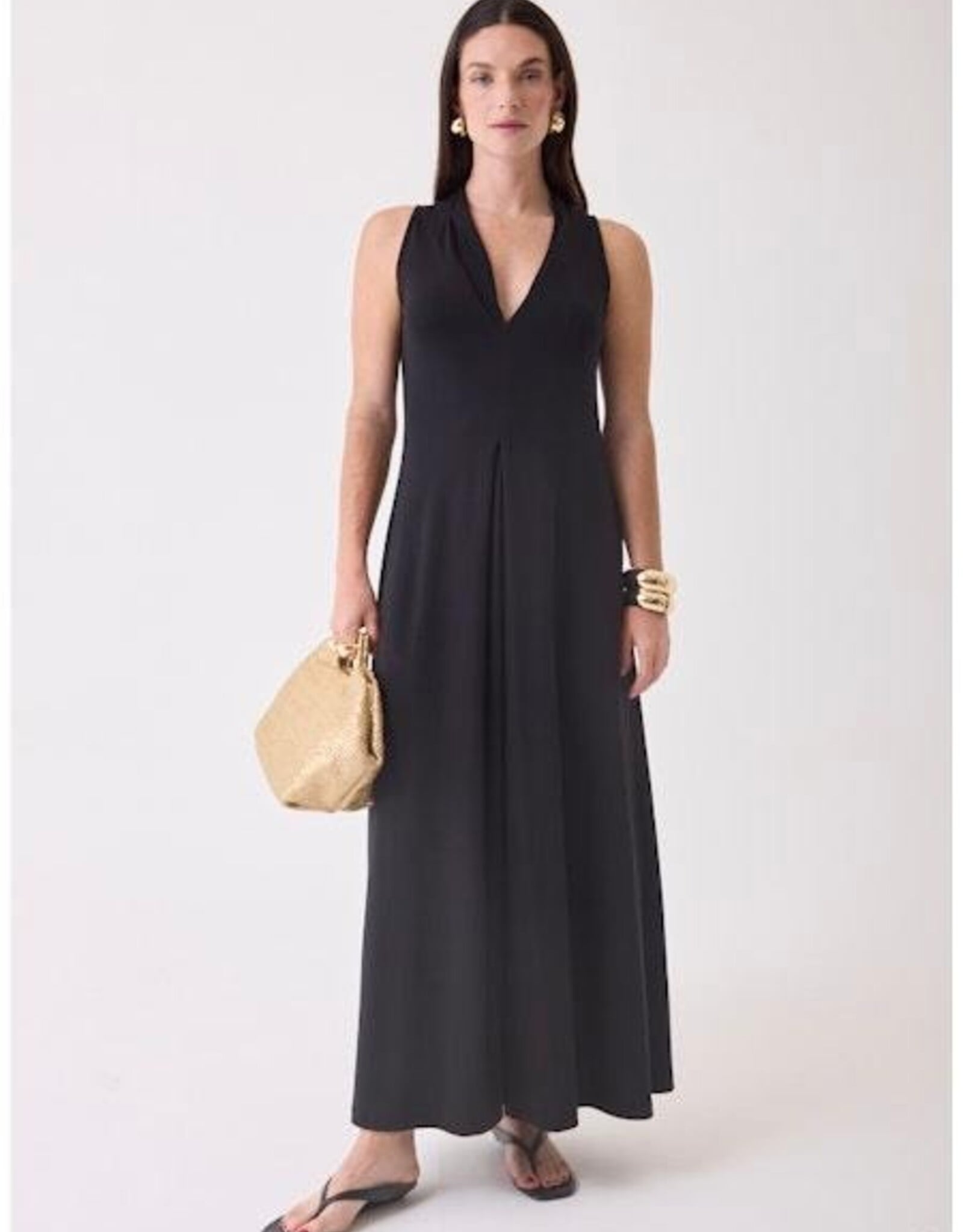 Majestic Filatures Suprima Interlock V-Neck Dress