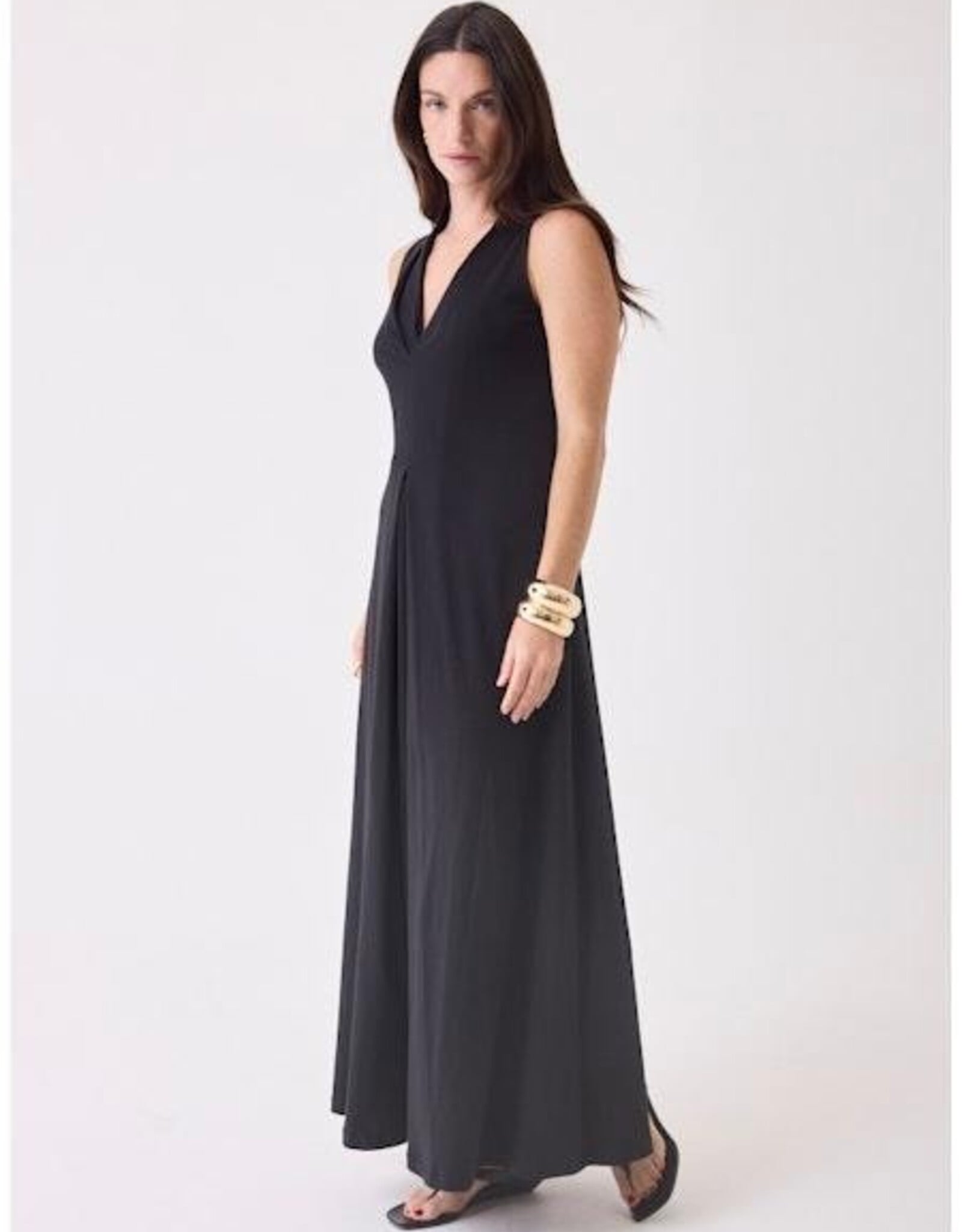 Majestic Filatures Suprima Interlock V-Neck Dress