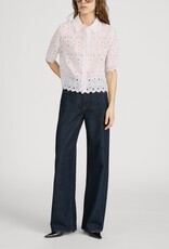 FRAME The Paisley Eyelet Top