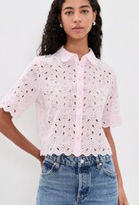 FRAME The Paisley Eyelet Top