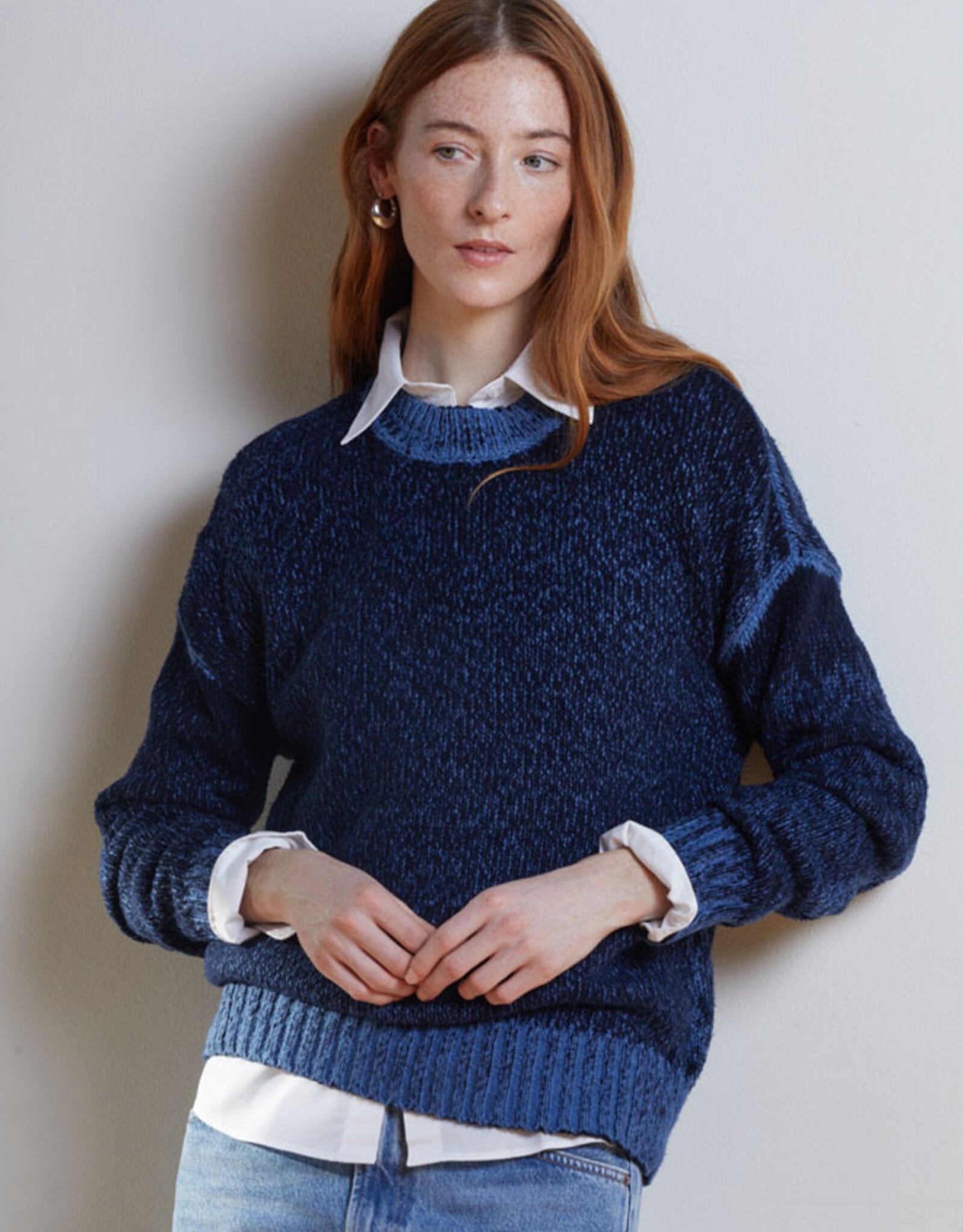 Autumn Cashmere Inked Crew
