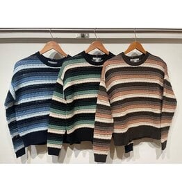Autumn Cashmere Stripe Crew