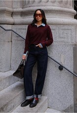 White + Warren Layered Polo