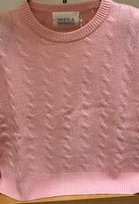 White + Warren Cashmere Cable Crew