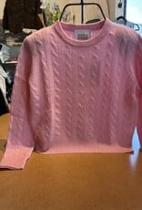 White + Warren Cashmere Cable Crew