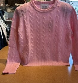 White + Warren Cashmere Cable Crew