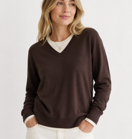 White + Warren Layered Vneck