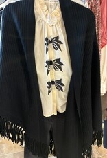 REPEAT CASHMERE Large Fringe SCARF