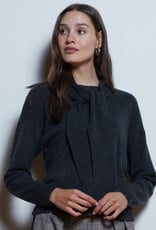Autumn Cashmere Tie NeckCrew
