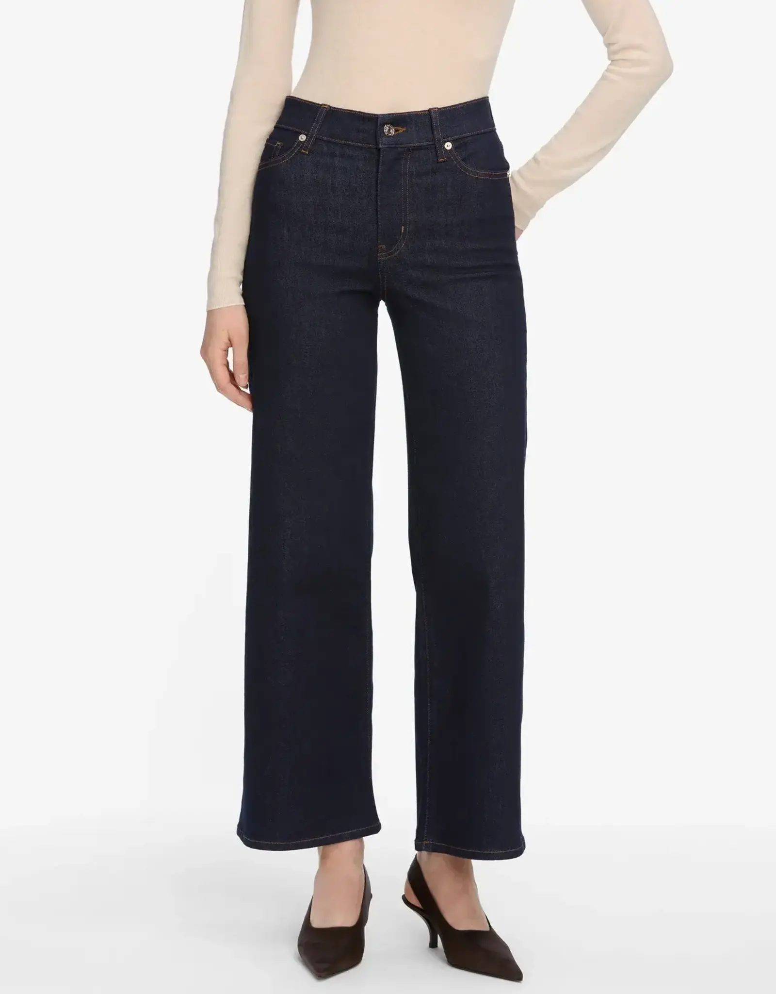 FRAME Le Slim Palazzo Crop