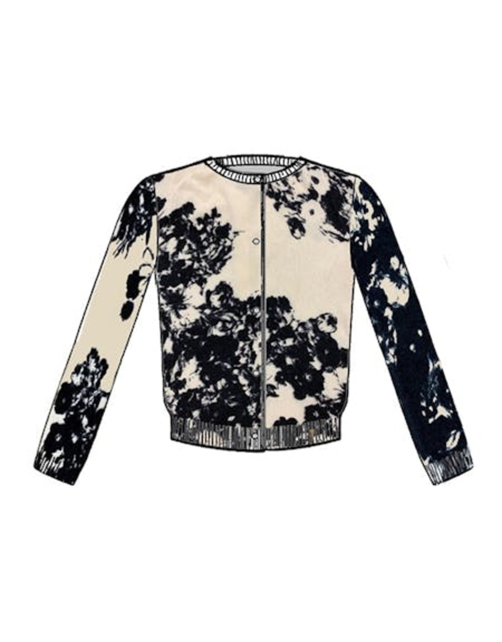 Autumn Cashmere Floral Cardi