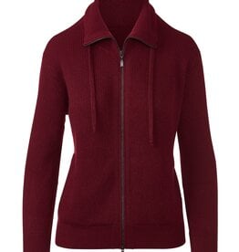 Kinross Rib Zip Mock Cardigan