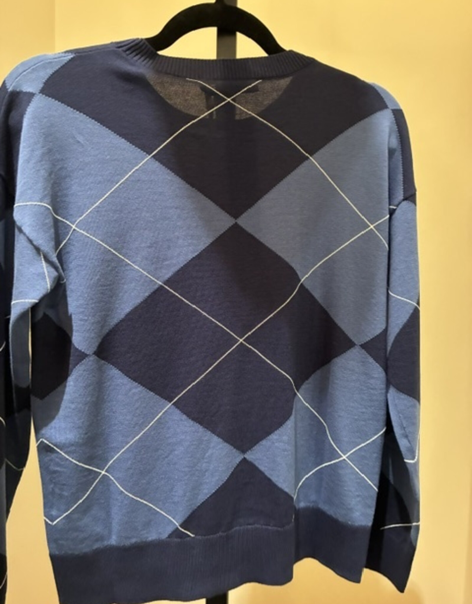 Kokun Argyle Cotton Crew