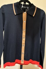 Kokun Tipped Cotton Polo Button Up