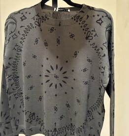 Kokun L/S Paisley Cotton Crew