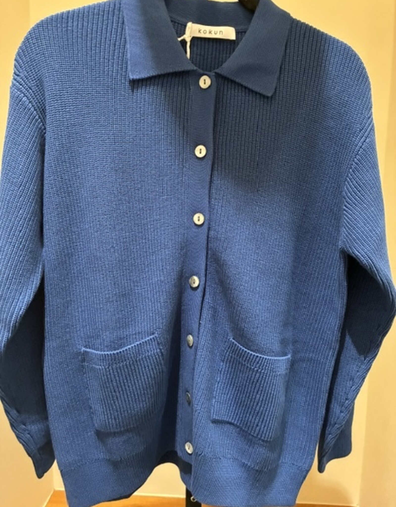 Kokun Polo Cotton Cardigan